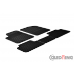 Original Gledring Passform Fußmatten Gummimatten 5 Tlg.+Fixing - Citroen Berlingo